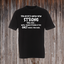 Indlæs billede til gallerivisning YOU NEVER KNOW HOW STRONG YOU ARE